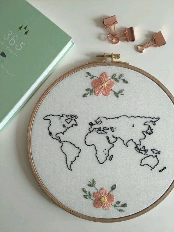 World-Map-Stitches